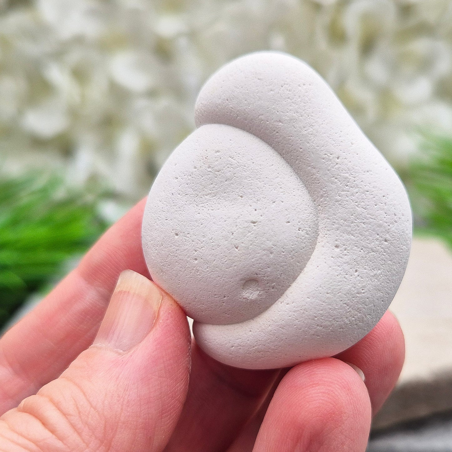 Natural Menalite stone for grounding, comfort and gentle spiritual support. Known for its nurturing, protective energy and connection to feminine wisdom.