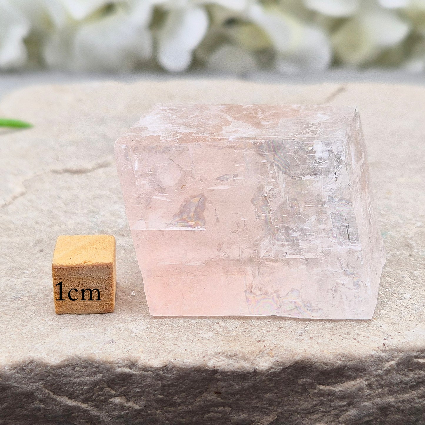 Watermelon Calcite Crystal