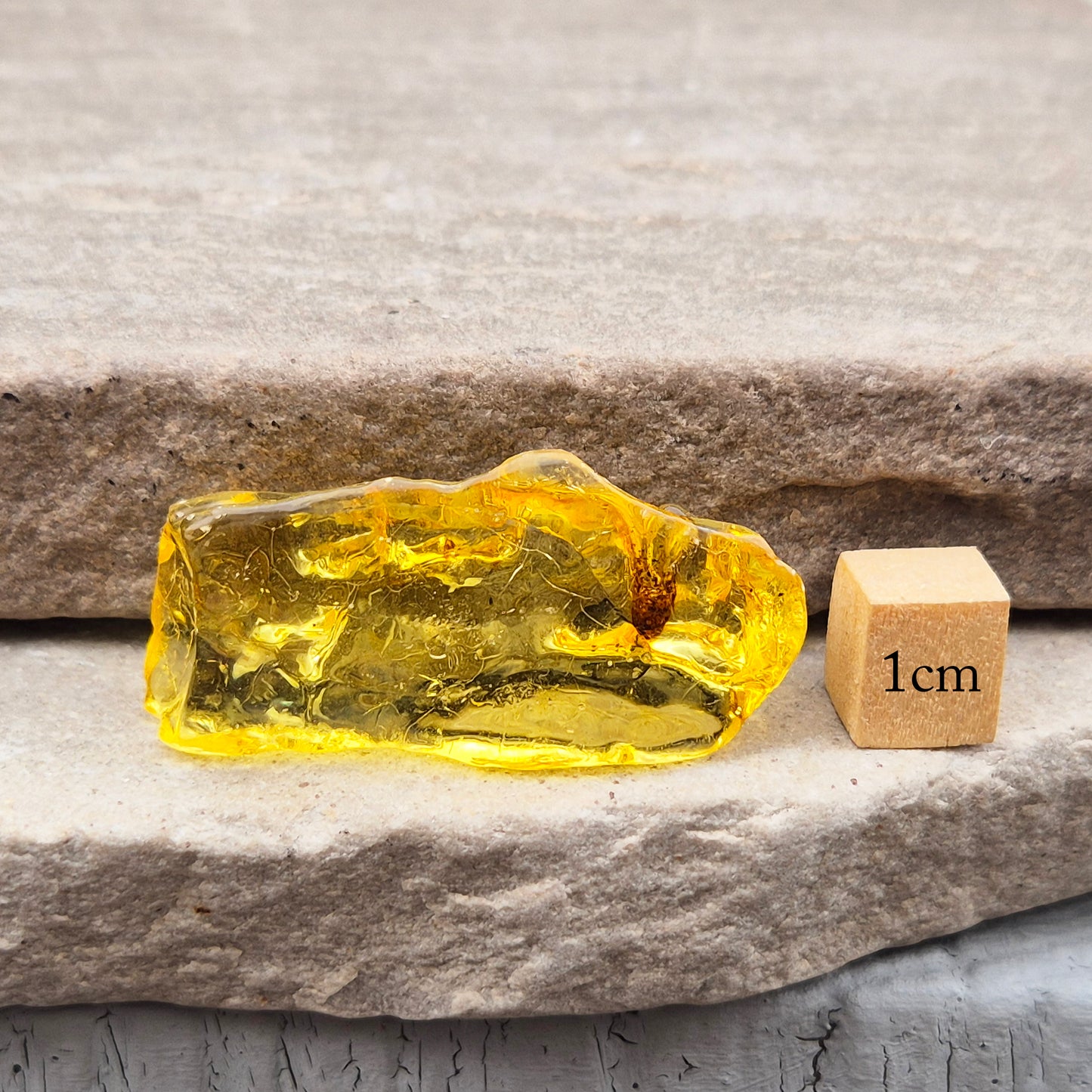 Natural Copal Amber resin with warm, uplifting energy. Traditionally used for cleansing, renewal, and positive flow. Lightweight, natural, and unique piece.