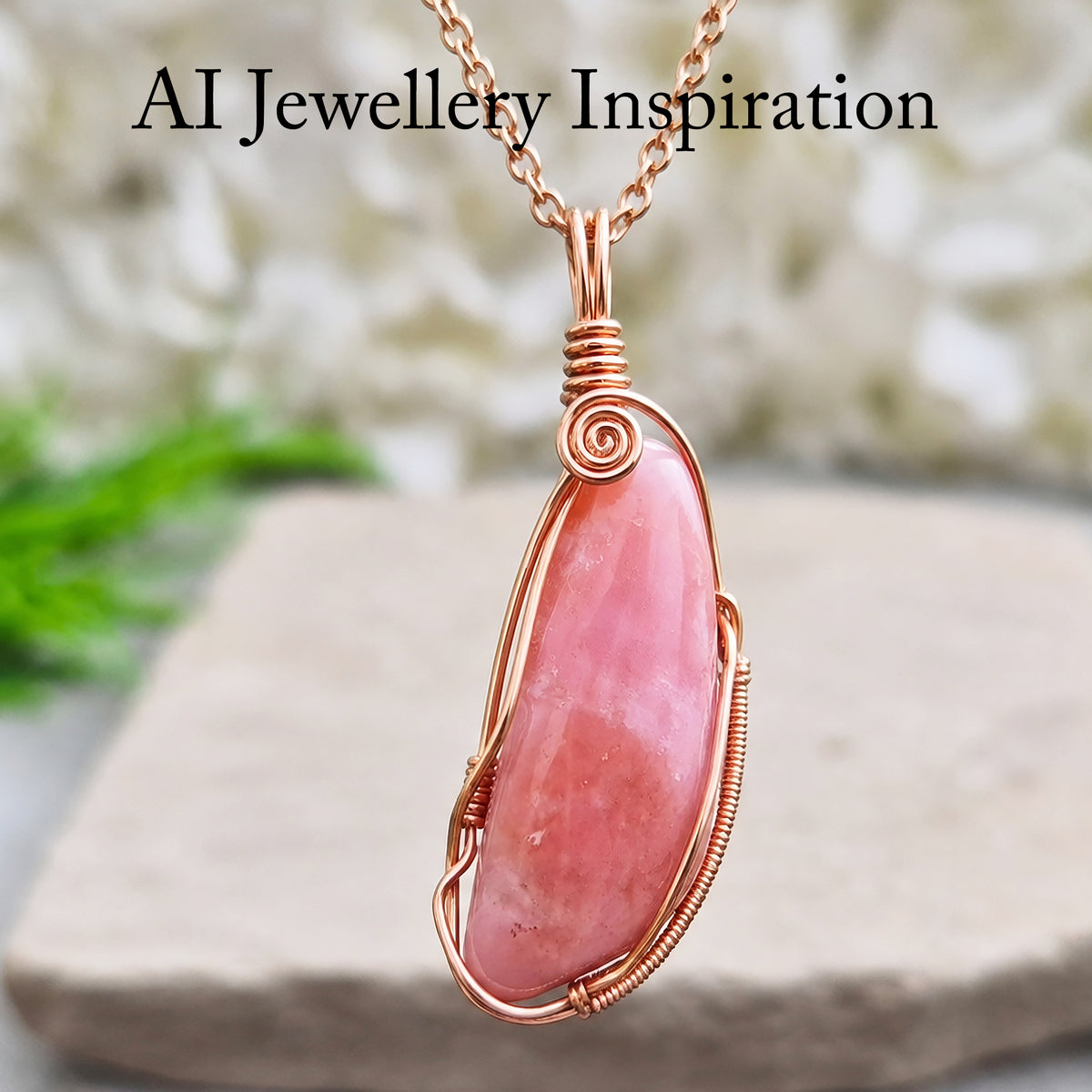 Pink Opal polished wand in soft pink to salmon tones. Linked to the heart chakra, known as a gentle, supportive stone during difficult or emotional times.