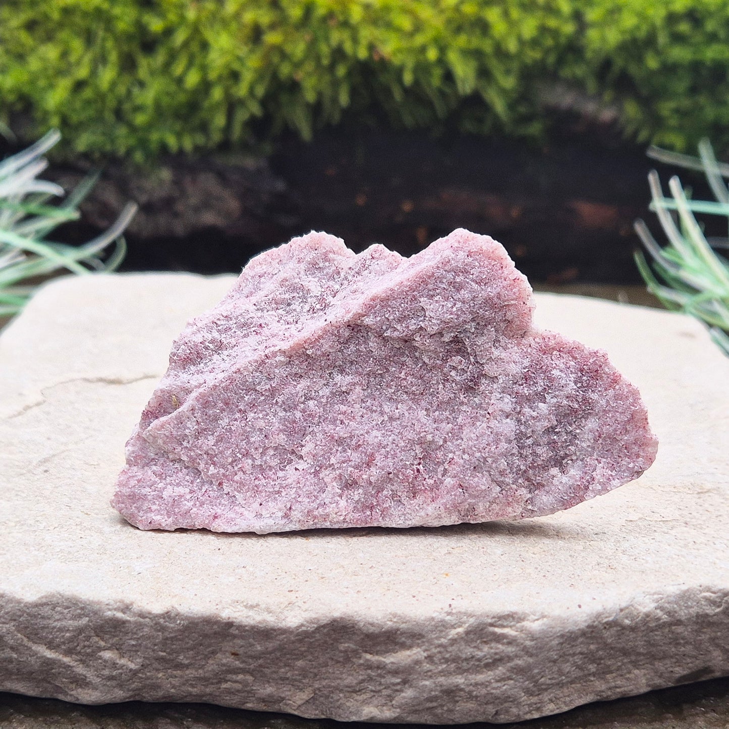 Pink Thulite, natural piece, from Norway. Nice sparkly lustre. Also known as Rosaline, and is the Pink Manganese variety of the mineral Zoisite.