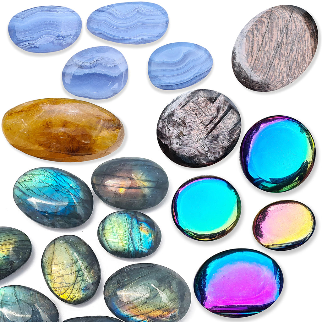 Crystal Palm Stones & Pebbles (Galets) : Crystal Energy In The Palm Of Your Hand