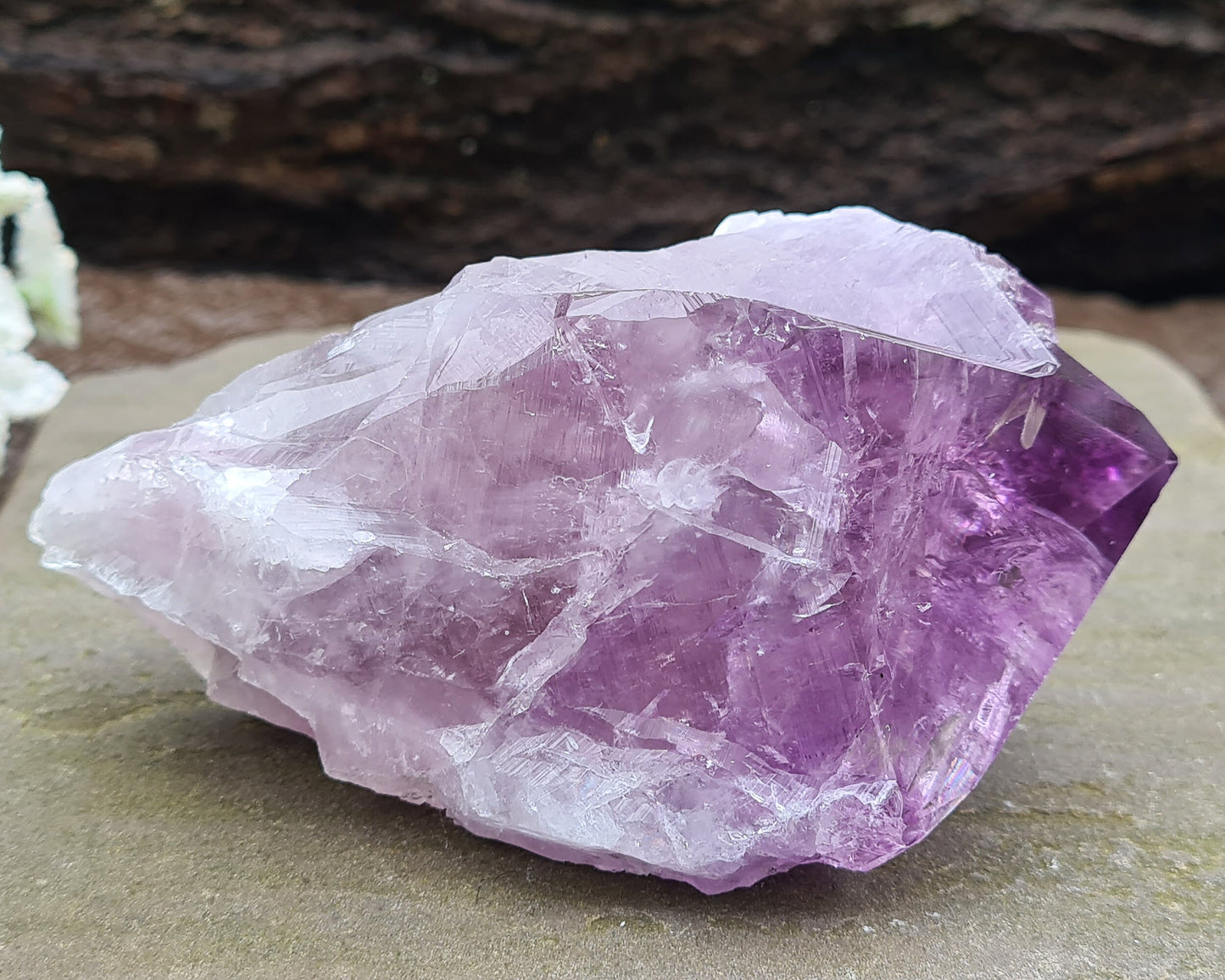 Amethyst Crystal Point, Natural, Brazil