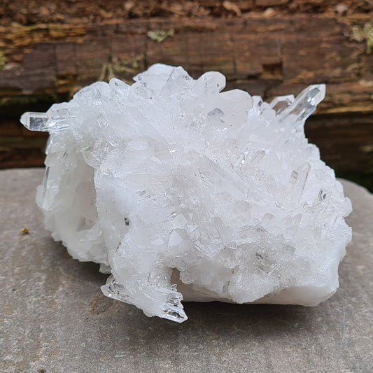 Natural Quartz Cluster from Brazil, AA Grade. This cluster has so many crystal clear quartz points on it, it just sparkles and twinkles in the light. 