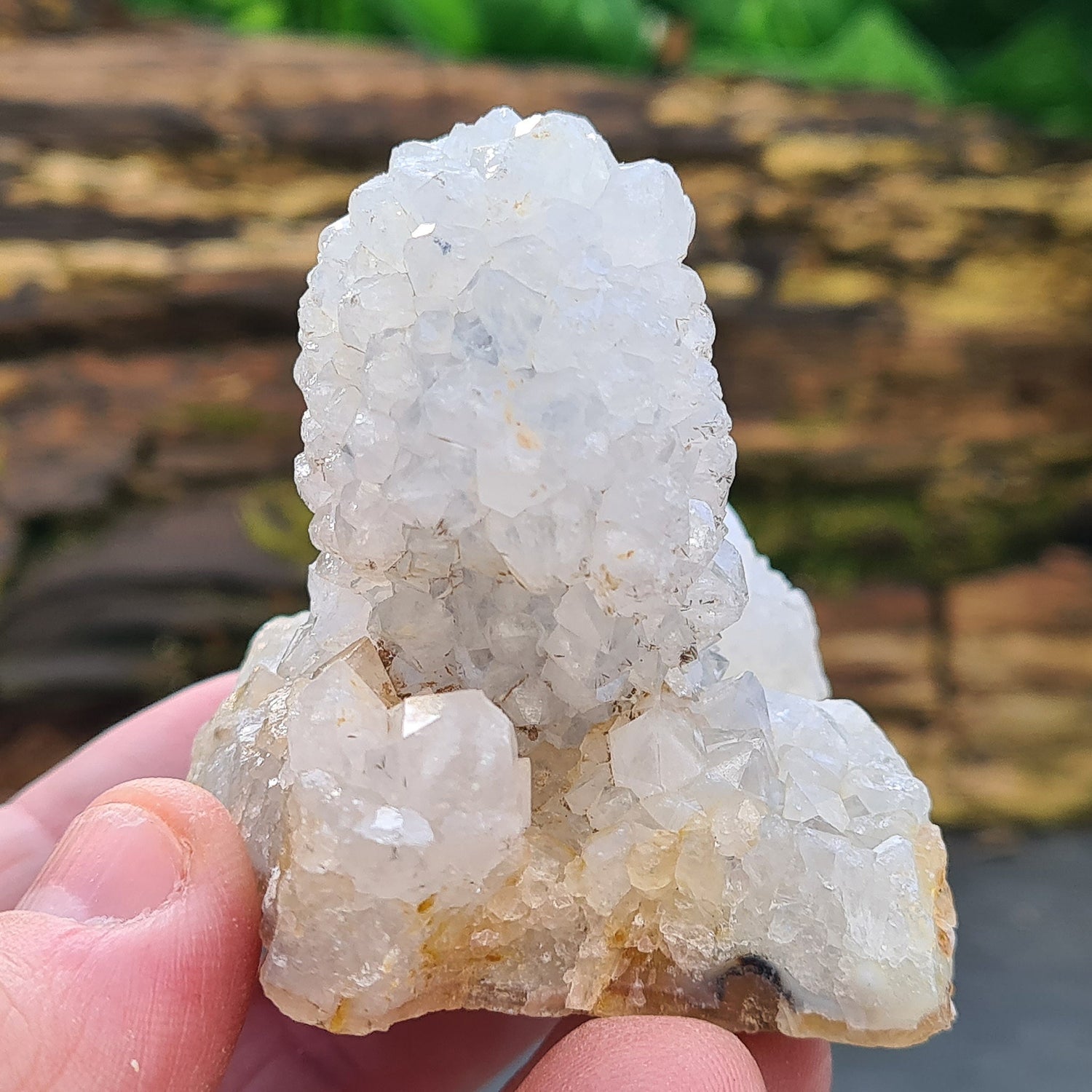 Stalactite Quartz from Madhya Pradesh, India. 