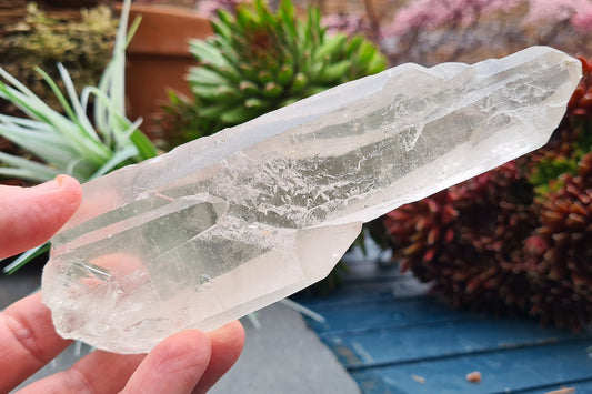 Cathedral Quartz Crystal, Light Library