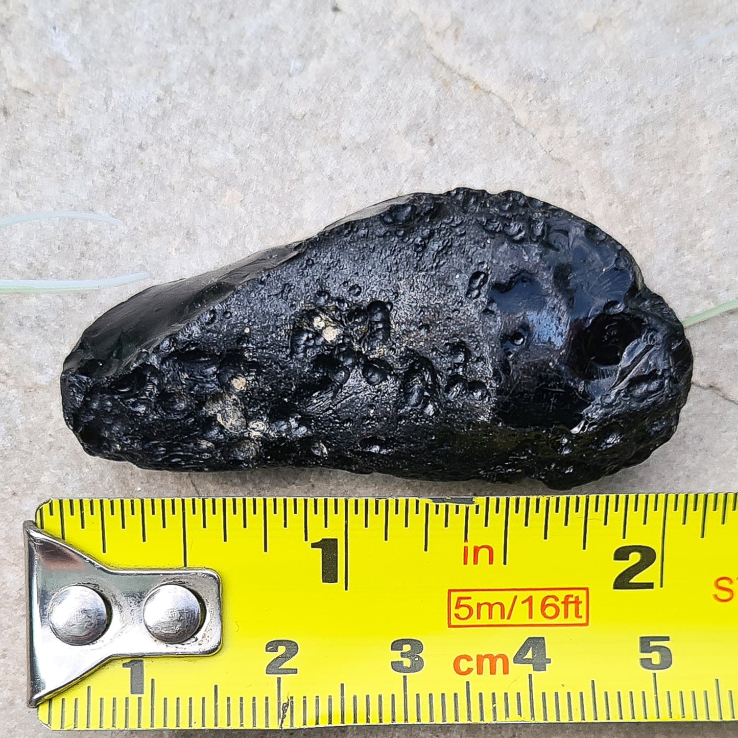 Tektite, Natural, Black Indochinite