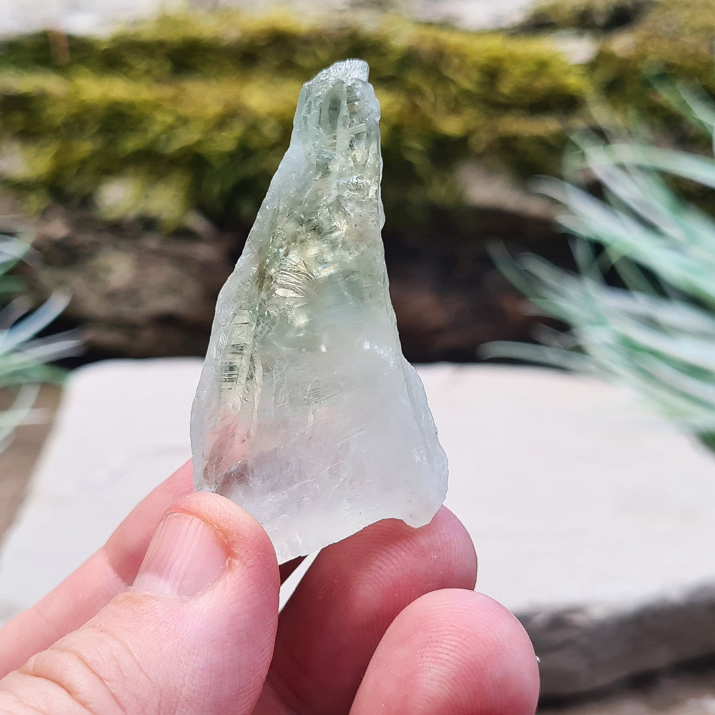 Prasiolite Crystal, Green Quartz, raw pieces, choose the one you want, 8-10