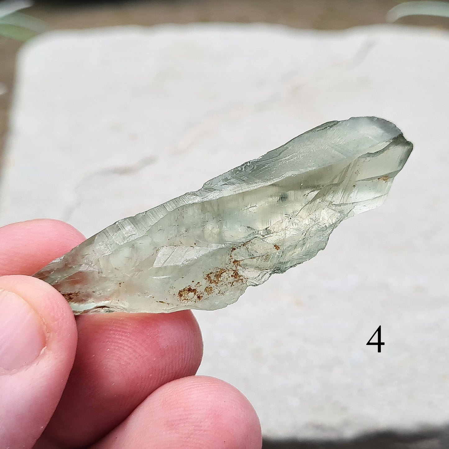 Prasiolite Crystal, raw pieces, choose the one you want, Green Quartz