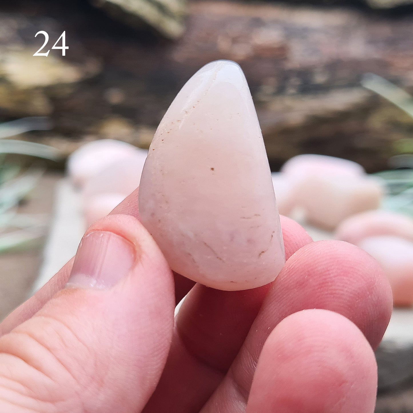 Petalite (Pink) Crystal Tumble Stones, 19-25