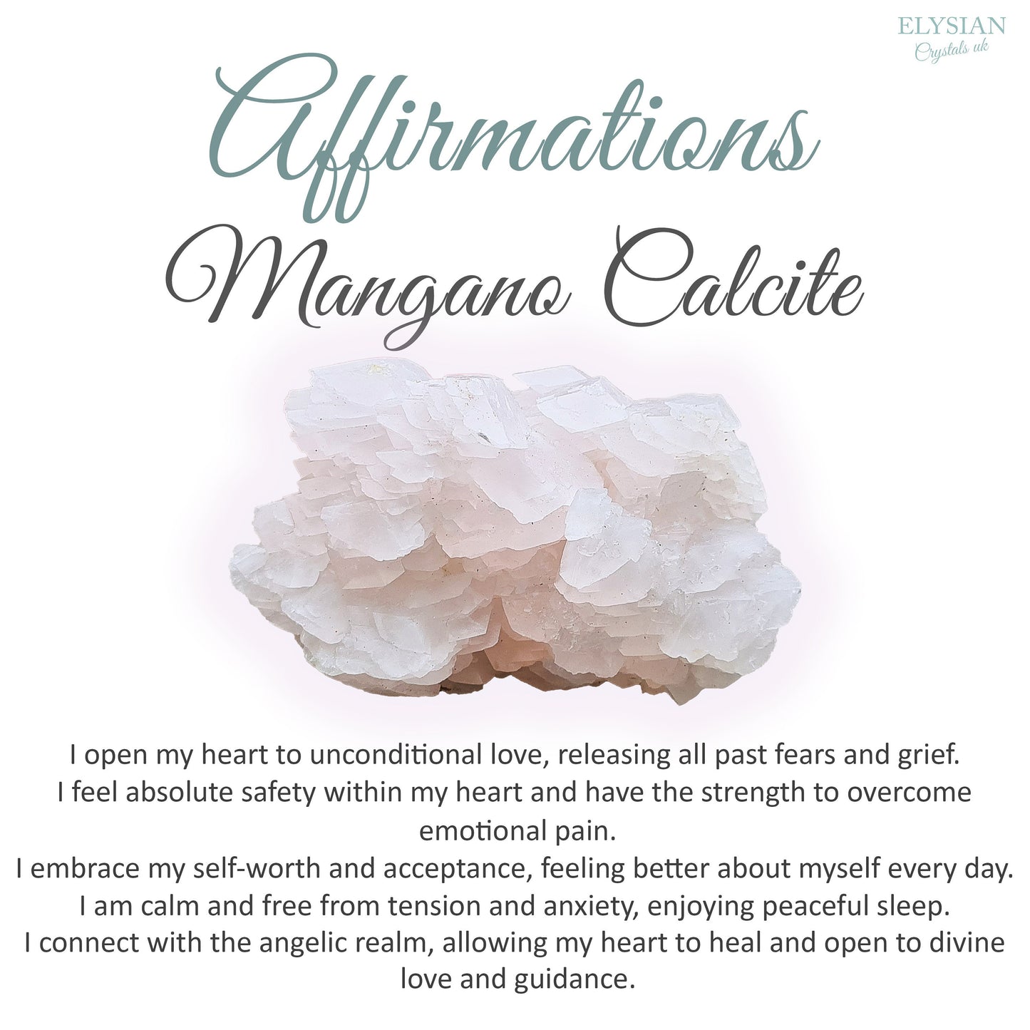 Mangano Calcite Crystal Free Form, Pink Calcite