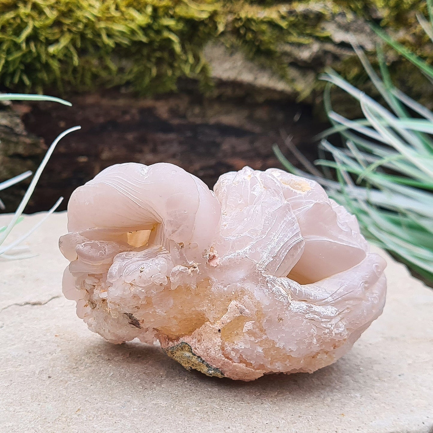 Chalcedony Crystal, Natural