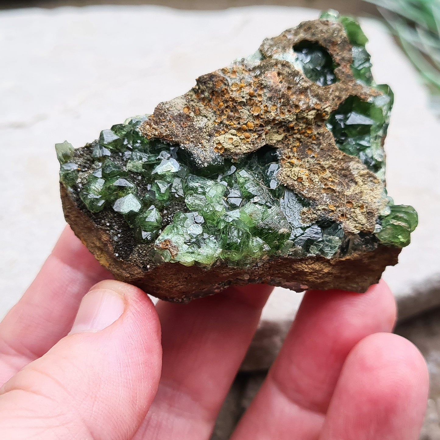 Ludlamite Crystal, Natural, Rare