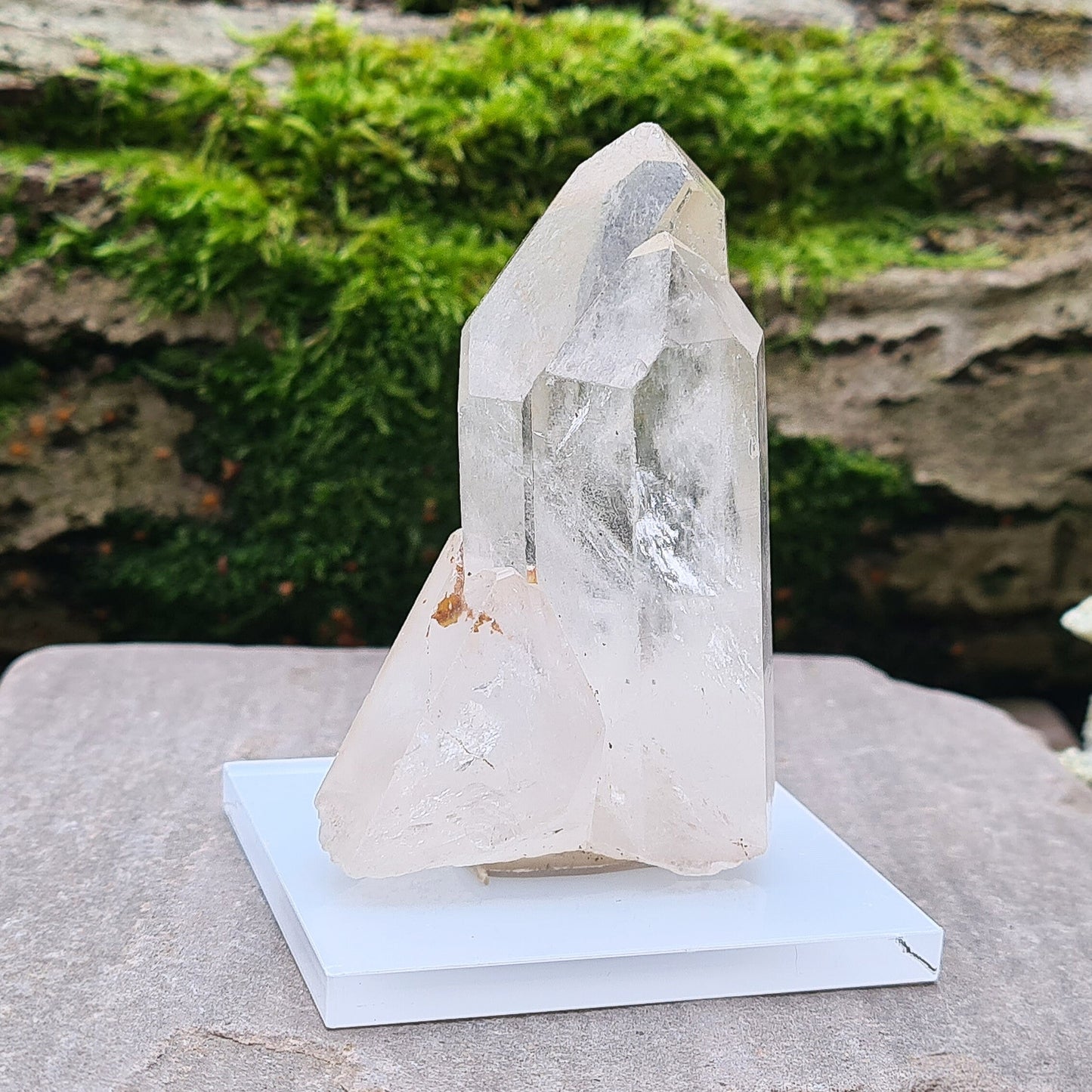 Madagascan Quartz Crystal Cluster, stand included