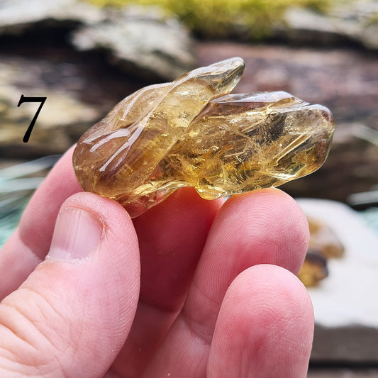 Citrine Crystal, Untreated, Polished, you choose