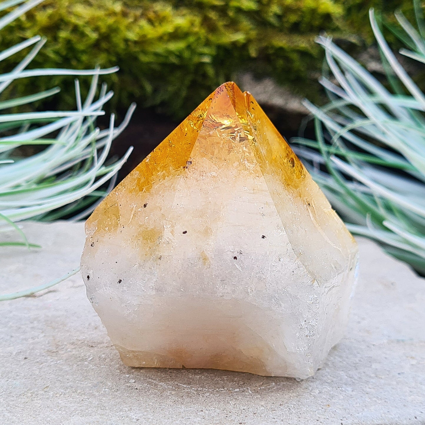 Citrine Crystal Standing Point