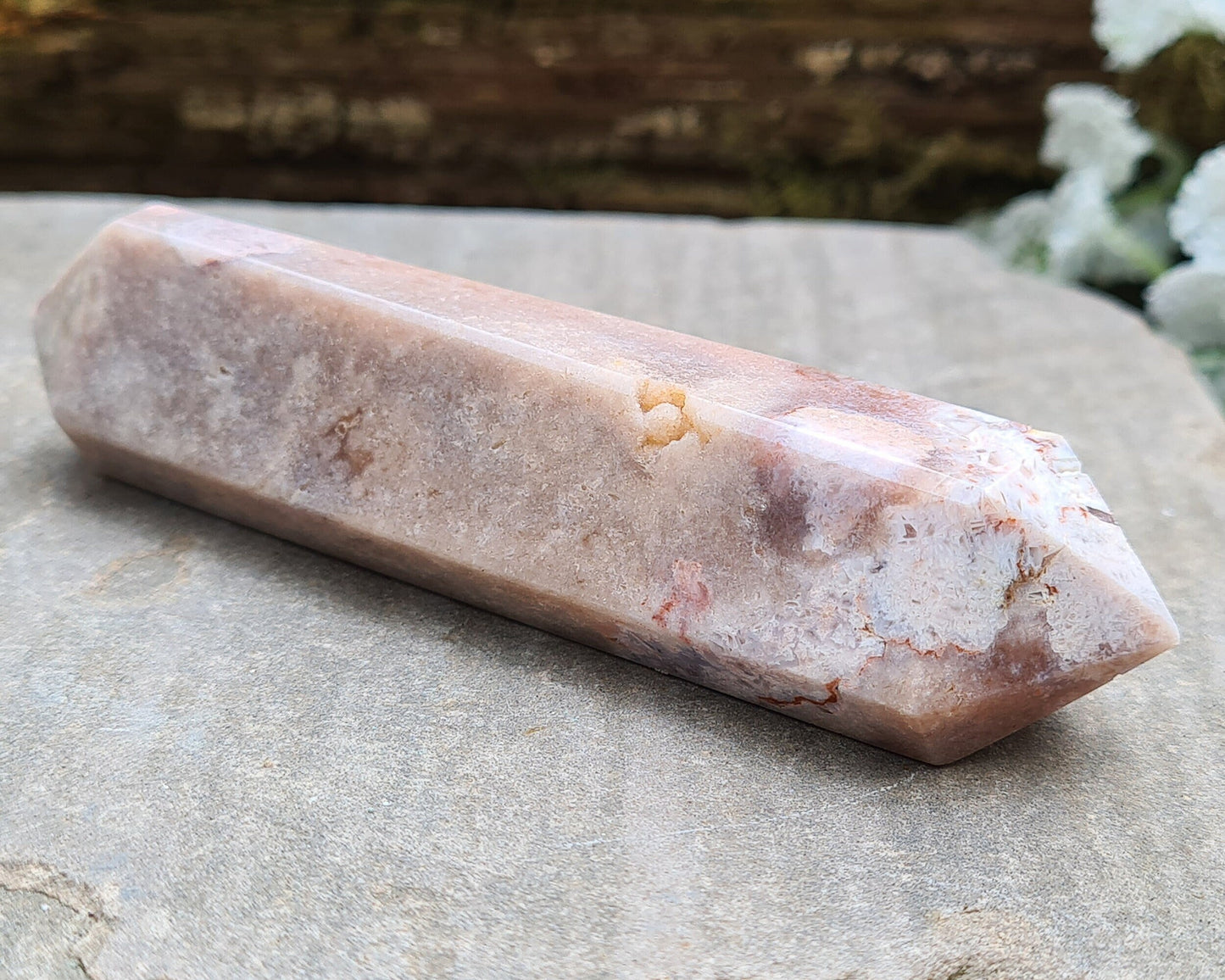 Pink Amethyst Crystal Wand – Double Terminated