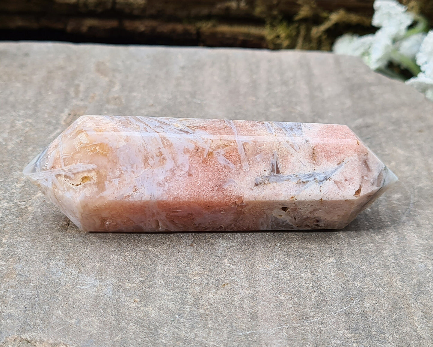 Discover Pink Amethyst Crystal Wands. It is a healer, comforter, and source of love. Enhance intuition, balance emotions, and relieve stress. 