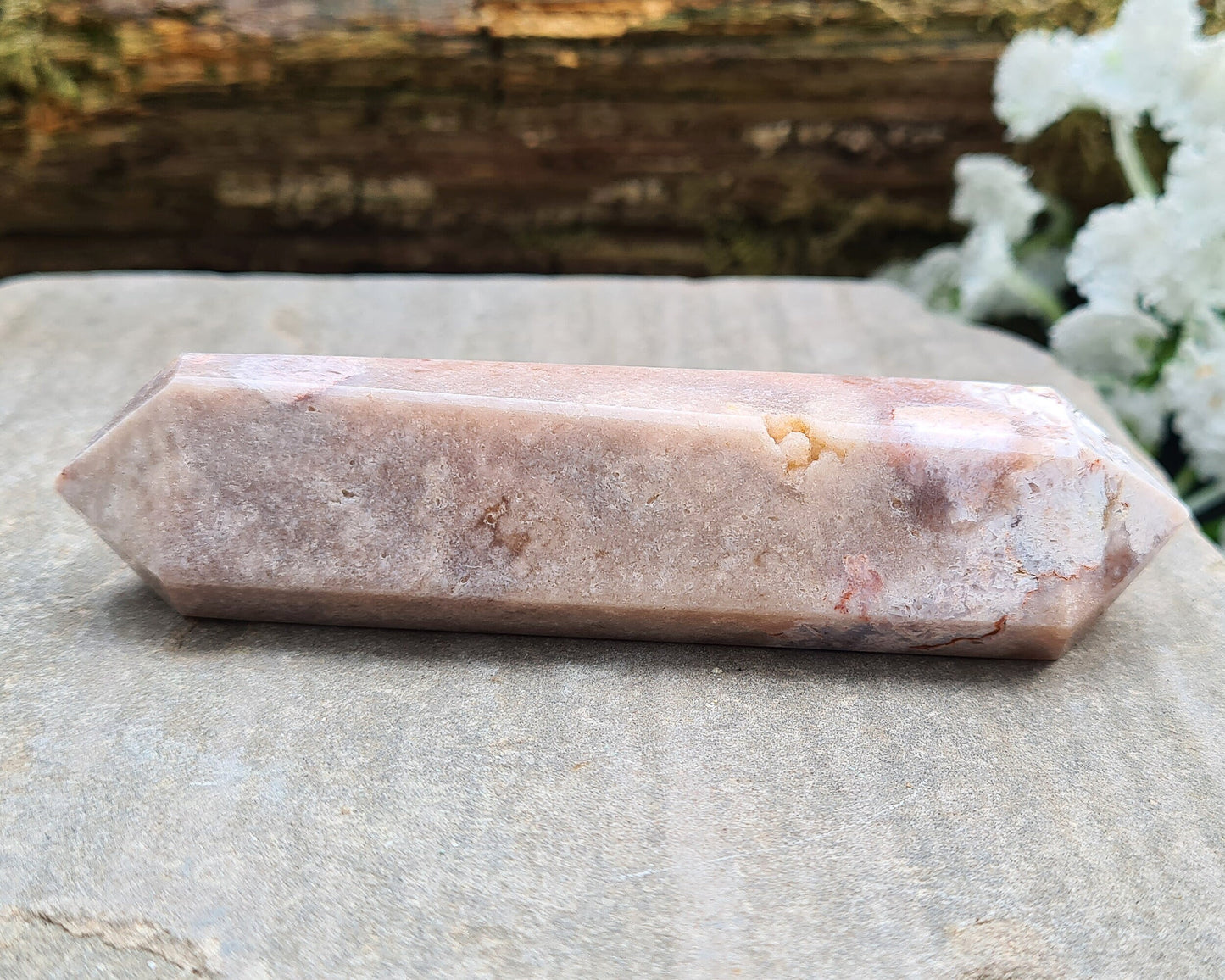 Pink Amethyst Crystal Wand – Double Terminated