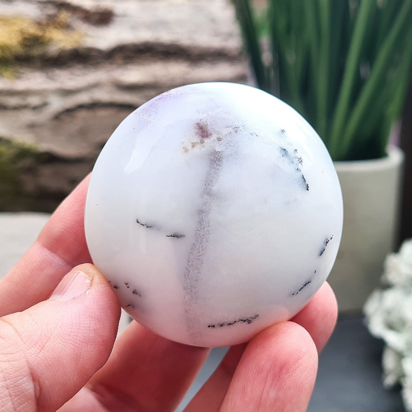 Merlinite. Stay open despite past experiences. Boost organizational skills. Stone for shamans and magic workers. Blend of spiritual and earthly vibrations. 