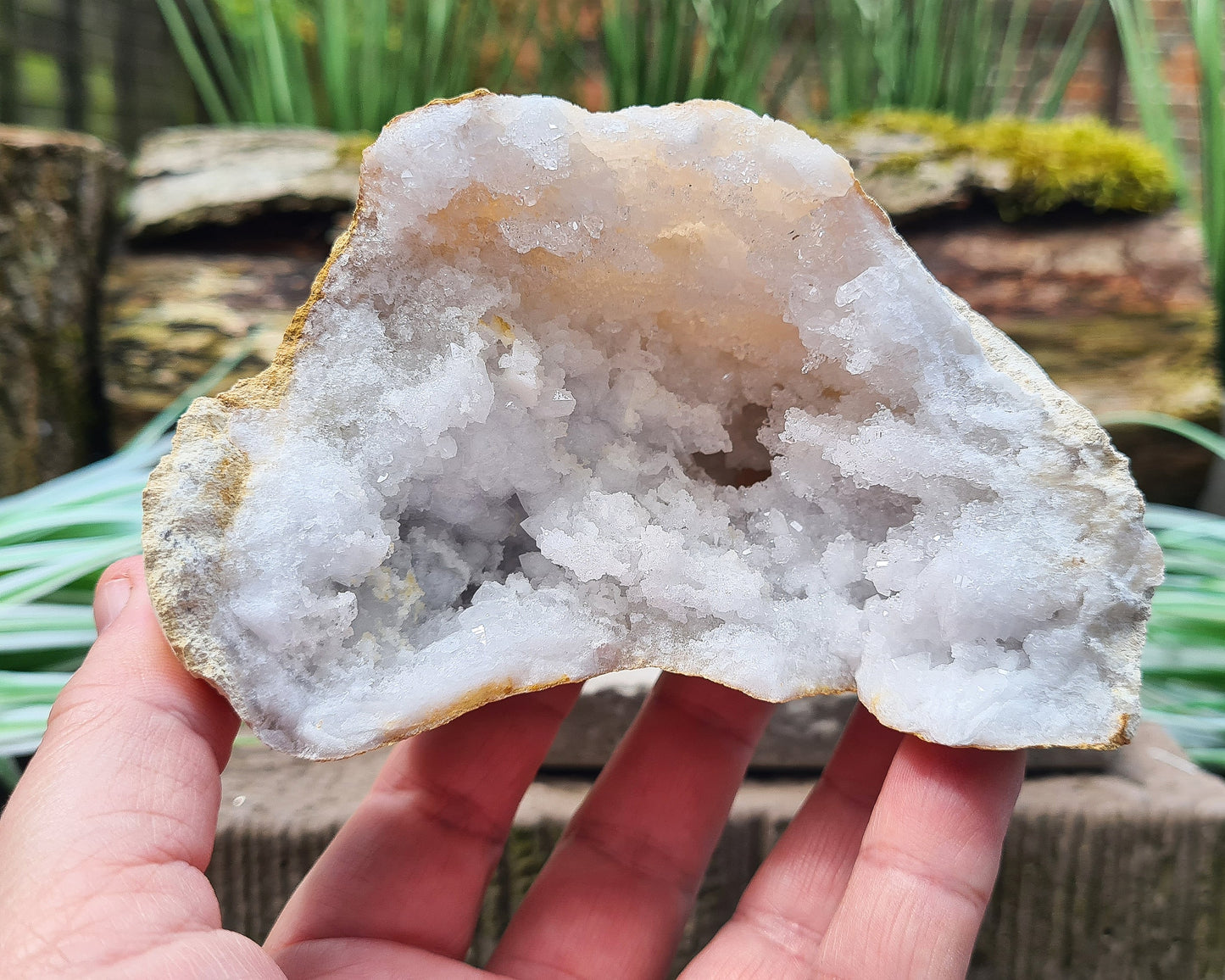 Quartz Geode Half, Crystal