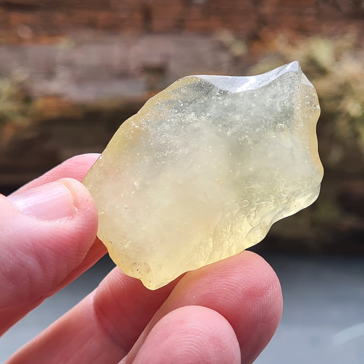 AAA Grade Libyan Desert Glass, also called Libyan Gold Tektite or Libyan Impact Glass