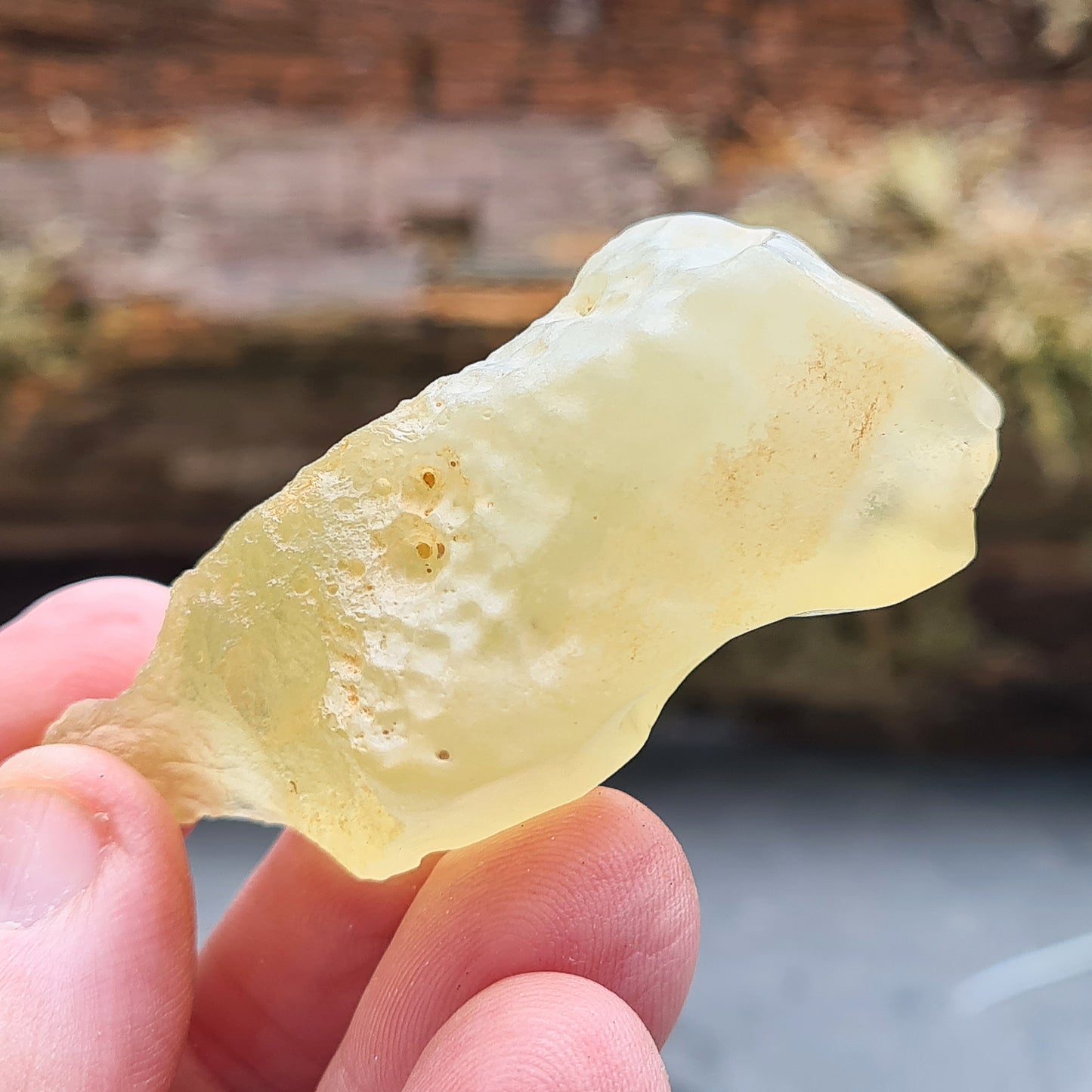 Experience the cosmic energy of this AAA grade Libyan Desert Glass, a rare gemstone Known for enhancing spiritual growth, intuition, and protection. 