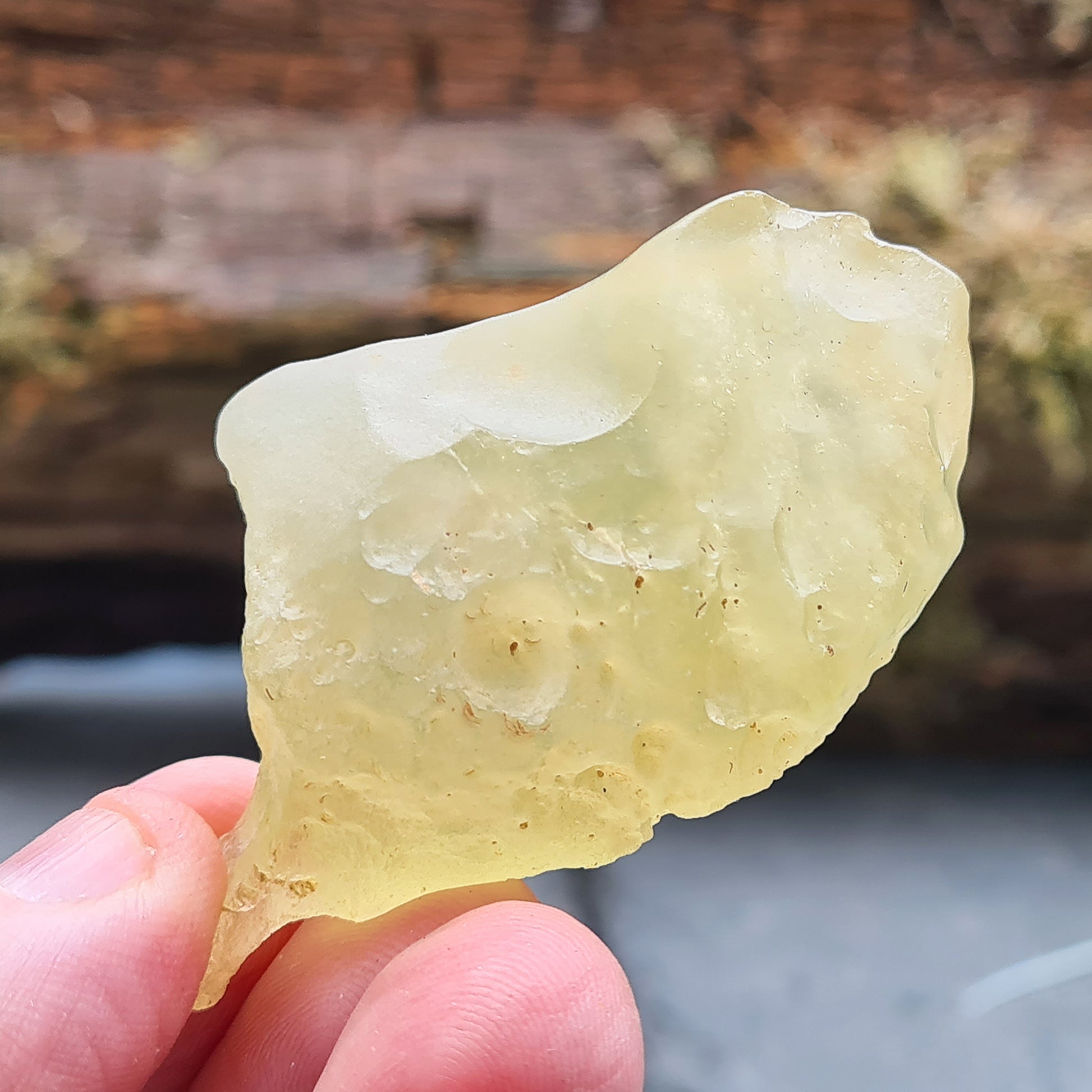 Experience the cosmic energy of this AAA grade Libyan Desert Glass, a rare gemstone Known for enhancing spiritual growth, intuition, and protection. 