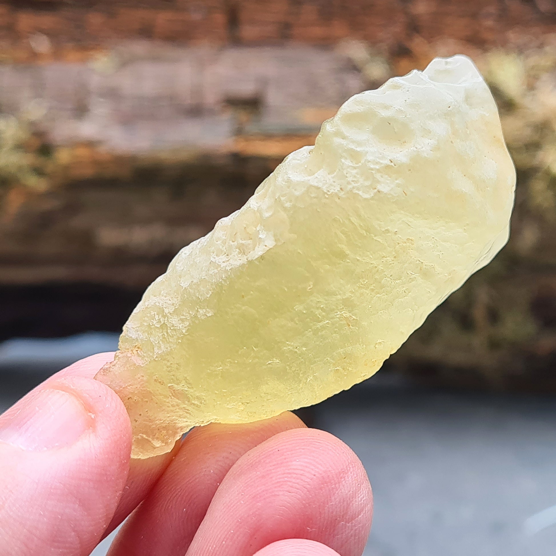 Experience the cosmic energy of this AAA grade Libyan Desert Glass, a rare gemstone Known for enhancing spiritual growth, intuition, and protection. 