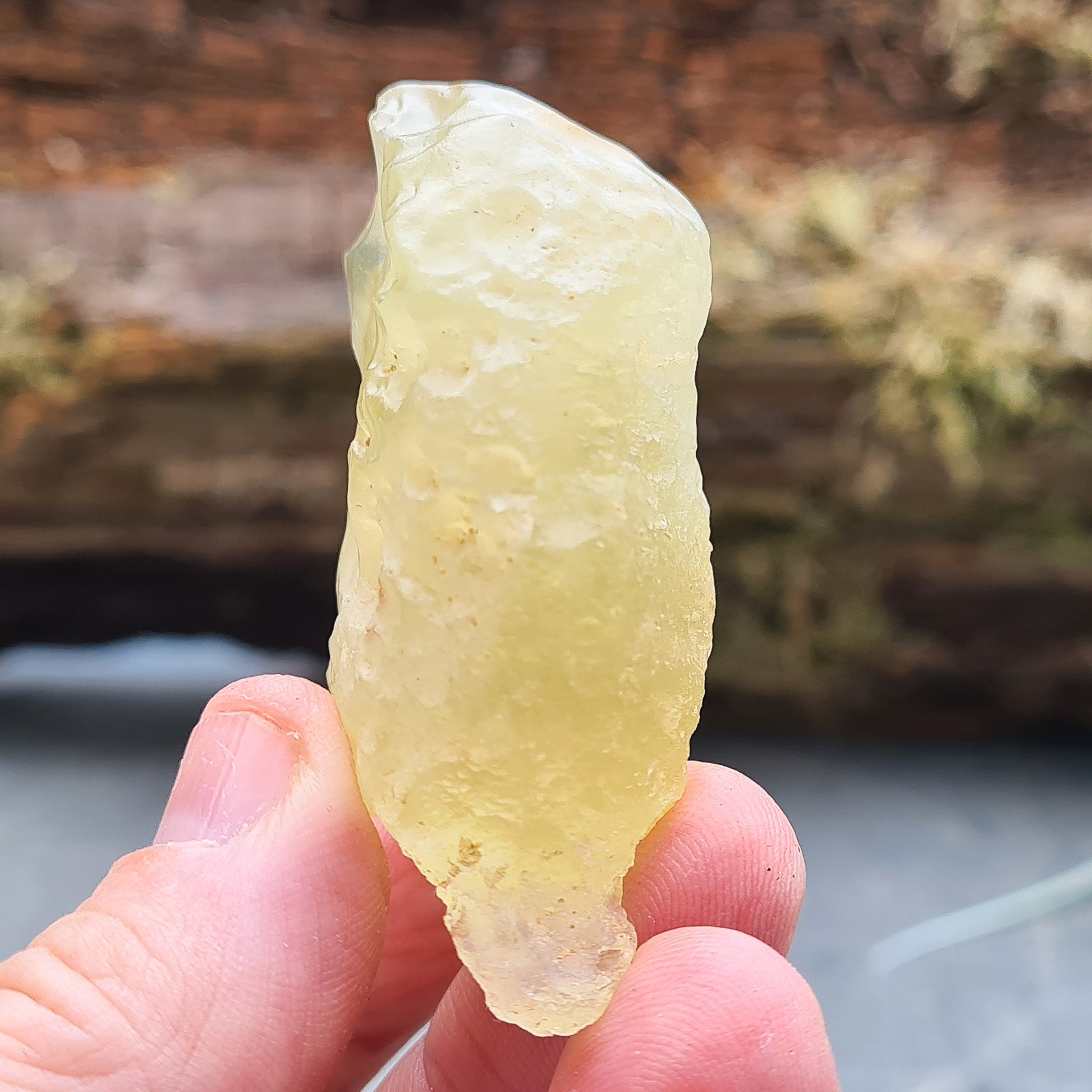 Experience the cosmic energy of this AAA grade Libyan Desert Glass, a rare gemstone Known for enhancing spiritual growth, intuition, and protection. 