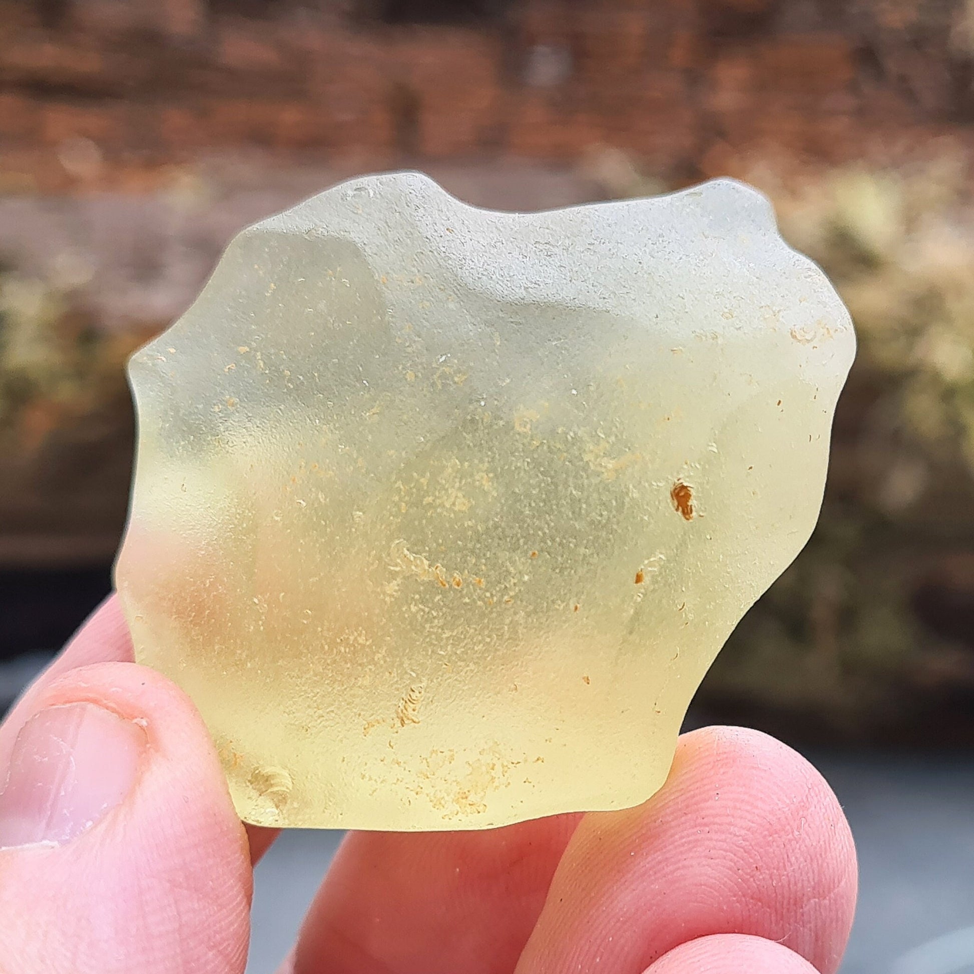 Experience the cosmic energy of Libyan Desert Glass, a rare gemstone Known for enhancing spiritual growth, intuition, and protection. AAA grade.