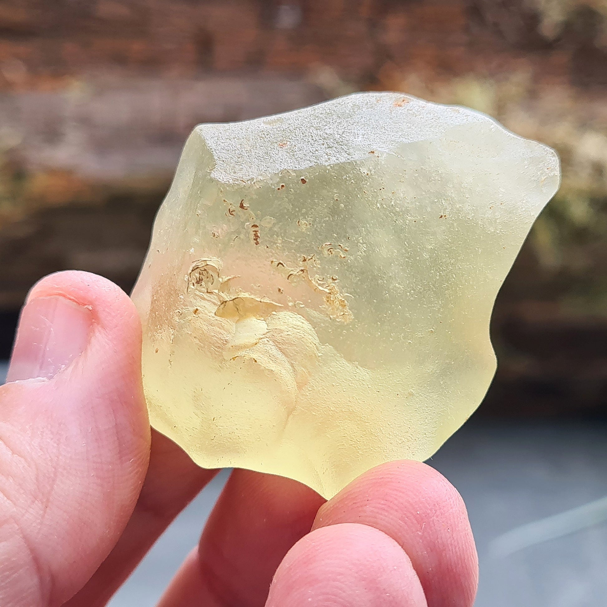 Experience the cosmic energy of Libyan Desert Glass, a rare gemstone Known for enhancing spiritual growth, intuition, and protection. AAA grade.