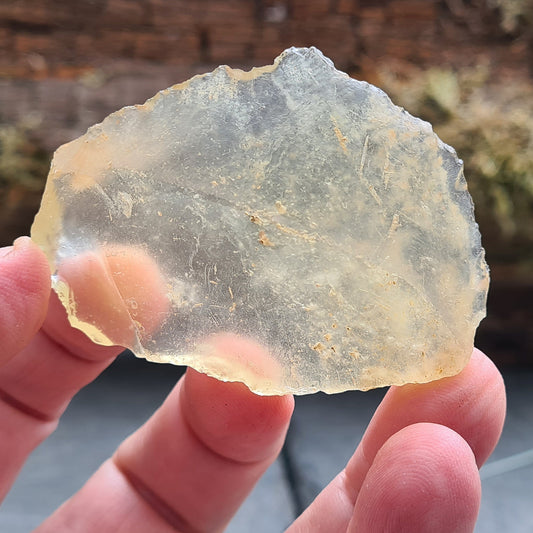 AAA Grade Libyan Desert Glass, also called Libyan Gold Tektite or Libyan Impact Glass