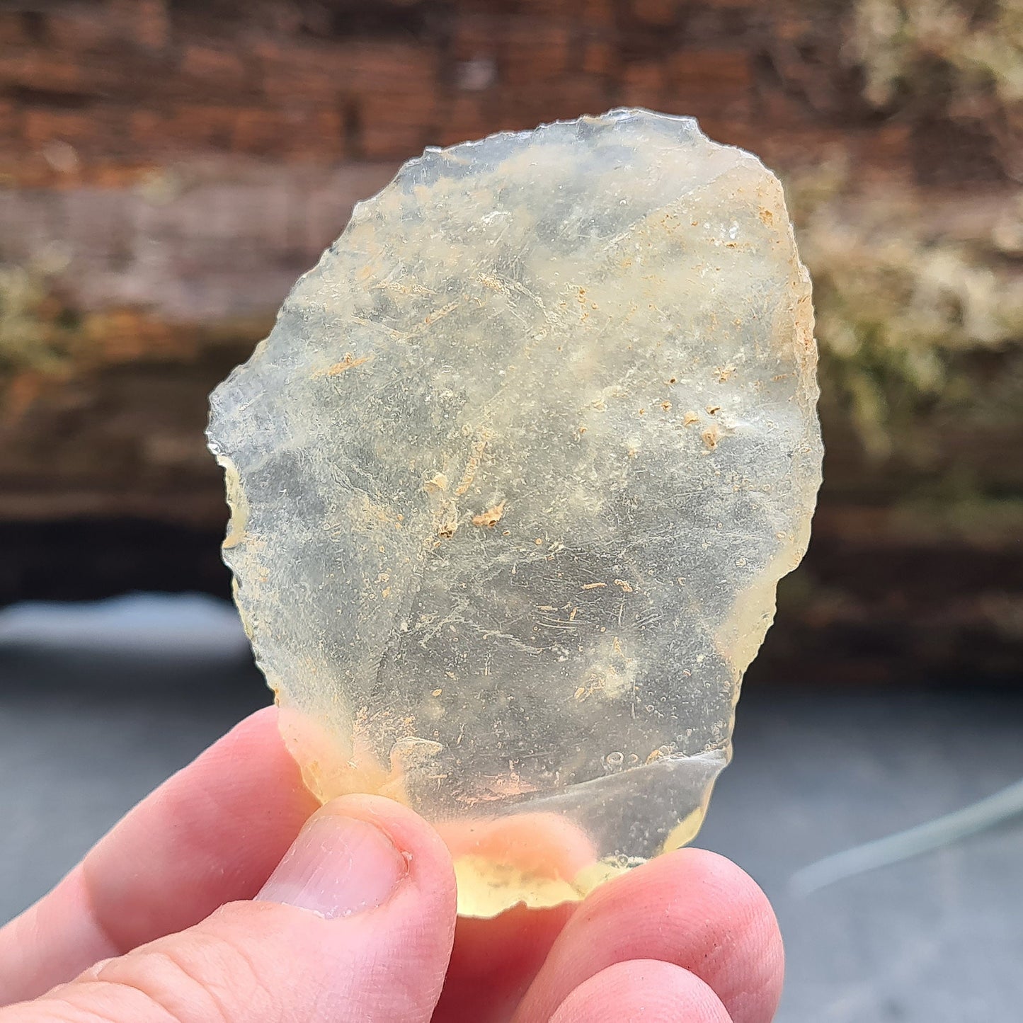 Experience the cosmic energy of Libyan Desert Glass, a rare gemstone Known for enhancing spiritual growth, intuition, and protection. AAA grade.