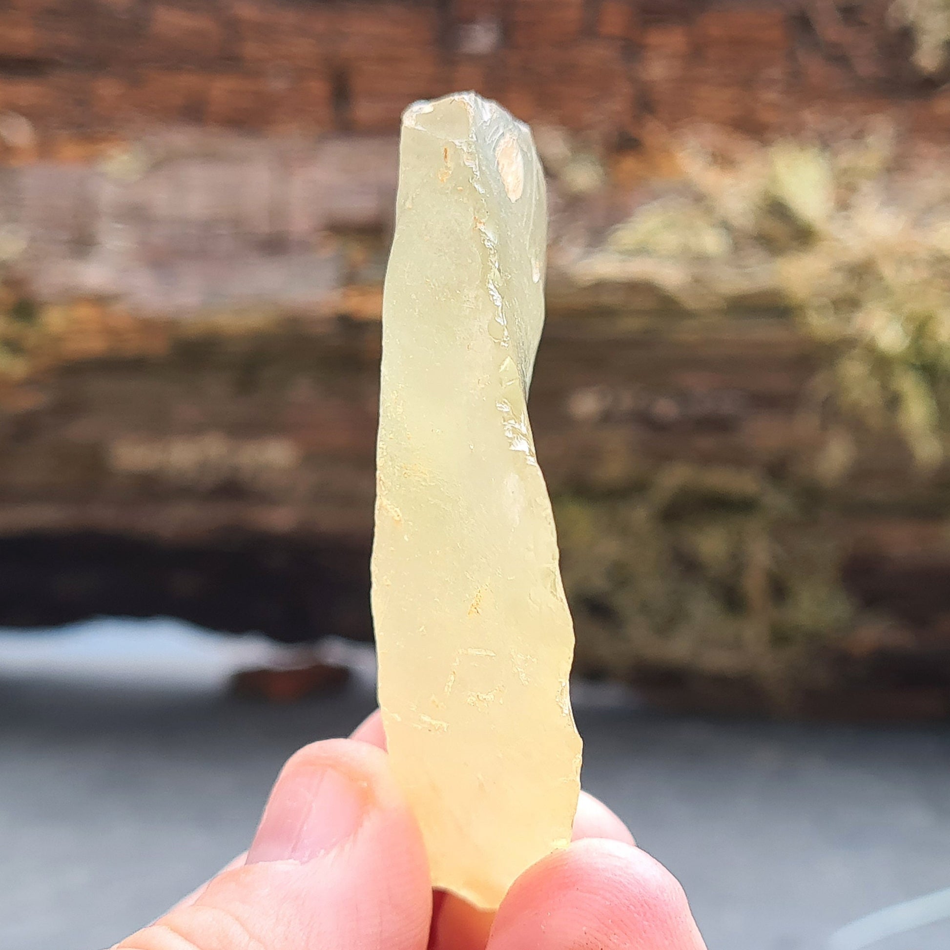 Experience the cosmic energy of Libyan Desert Glass, a rare gemstone Known for enhancing spiritual growth, intuition, and protection. AAA grade.
