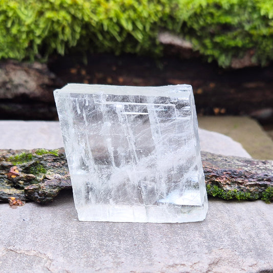 Optical Calcite Crystal (Iceland Spar), ideal for healing, clarity, and amplifying energy in spiritual practices and metaphysical work.