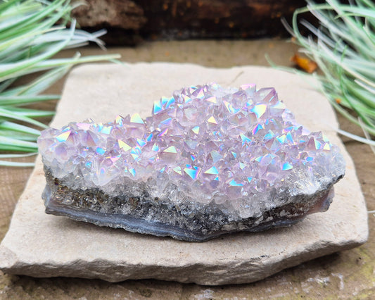 Angel Aura Amethyst Crystal Cluster