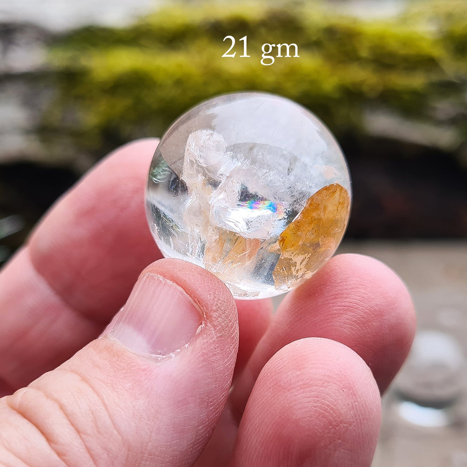 Quartz Crystal Sphere, Quartz Crystal Ball, Mini Sphere from Brazil. 