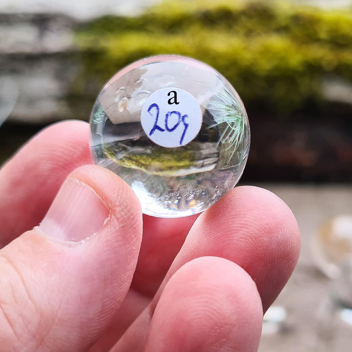 Quartz Crystal Sphere, Quartz Crystal Ball, Mini Sphere from Brazil. 