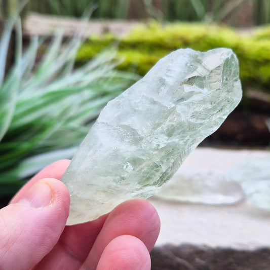 Prasiolite, also known as Green Quartz, is a beautiful stone featuring a lovely green hue.