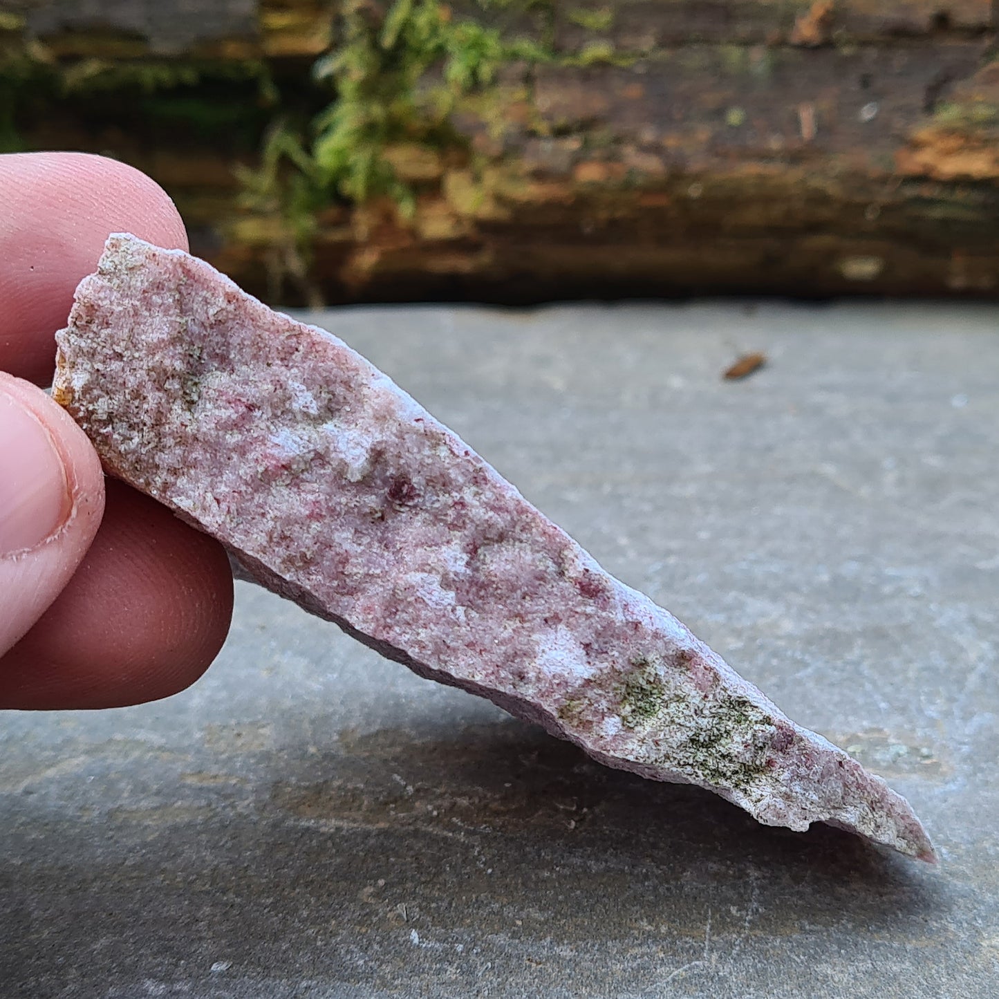 Pink Thulite Crystal, Natural