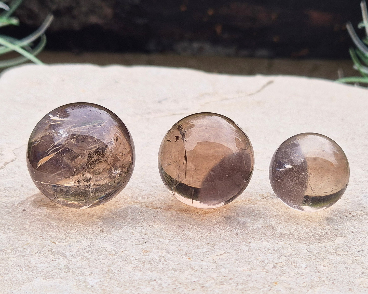 Smoky Quartz Crystal Sphere, choose from the selection available