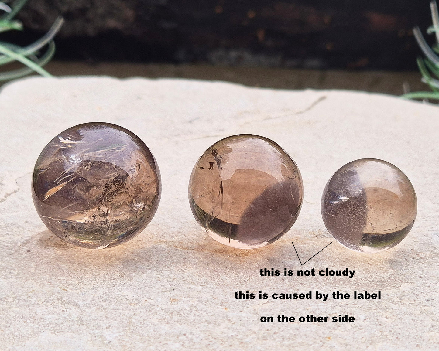 Smoky Quartz Sphere, Smoky Quartz Crystal Ball, Mini Sphere. Natural Smoky Quartz not Irradiated. Really nice clarity. Does not include a stand.