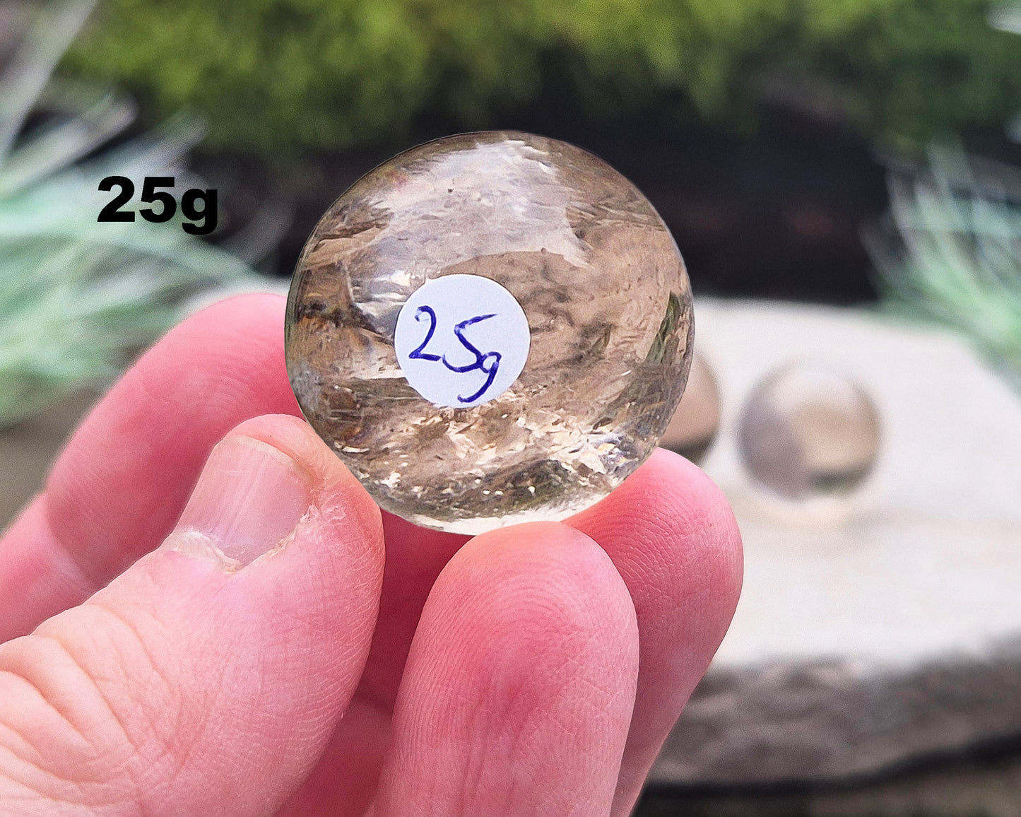 Smoky Quartz Sphere, Smoky Quartz Crystal Ball, Mini Sphere. Natural Smoky Quartz not Irradiated. Really nice clarity. Does not include a stand.