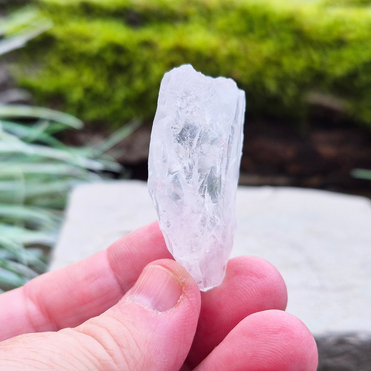 Satyaloka Quartz has been gathered from the mountainous area where the Satyaloka Monastery is located.