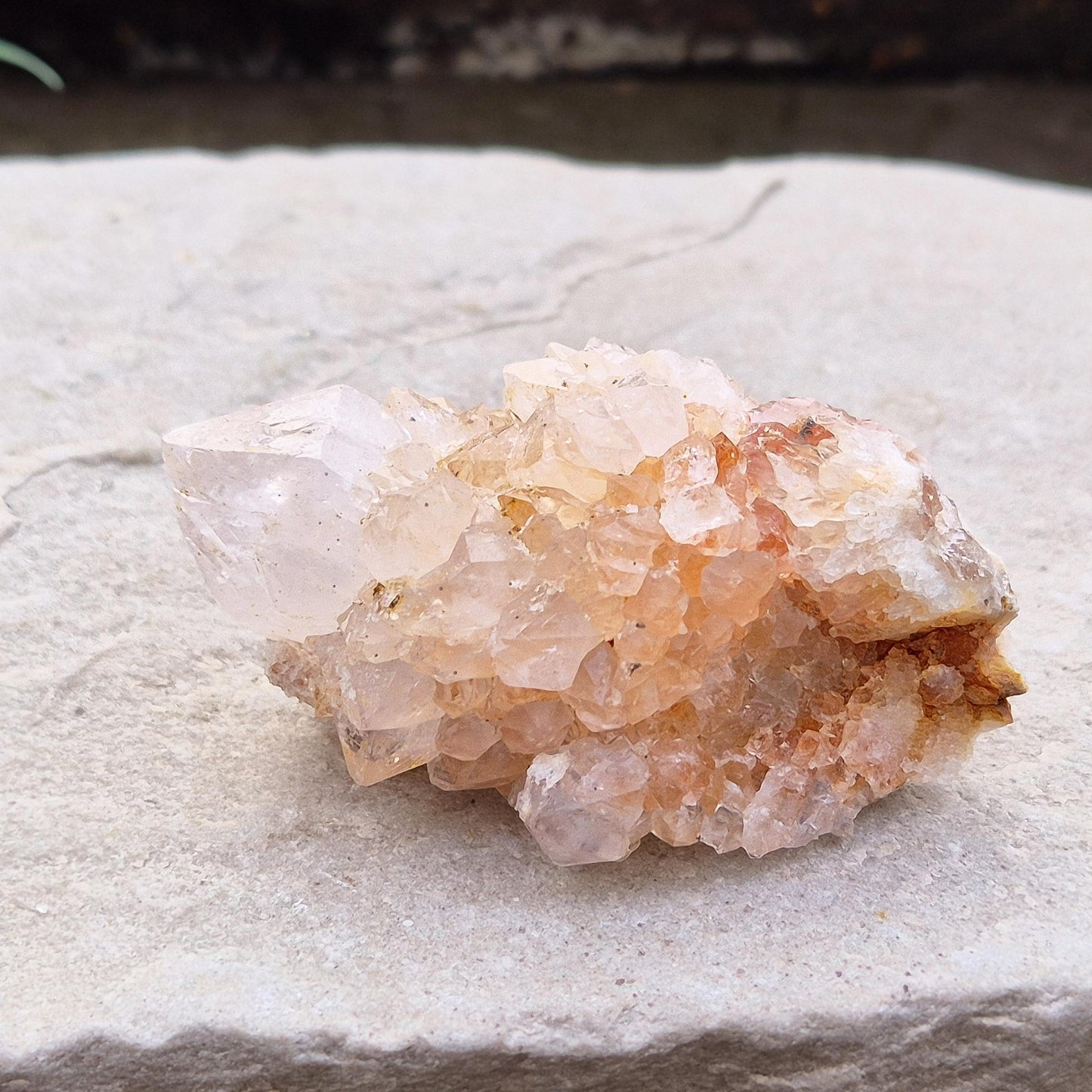 Spirit Quartz Crystal Cluster, Cactus Quartz