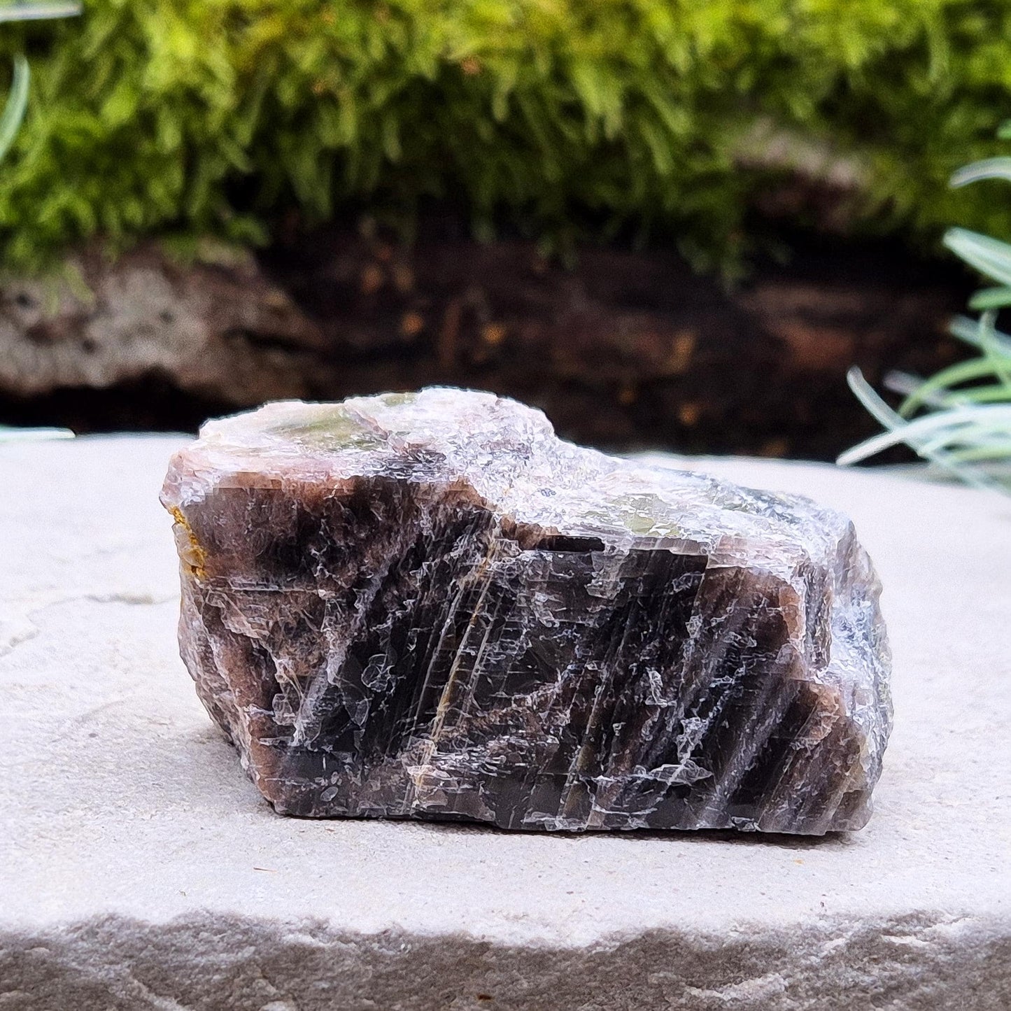 Black Moonstone Crystal - Natural | Root, Sacral, Third Eye Chakra Stone