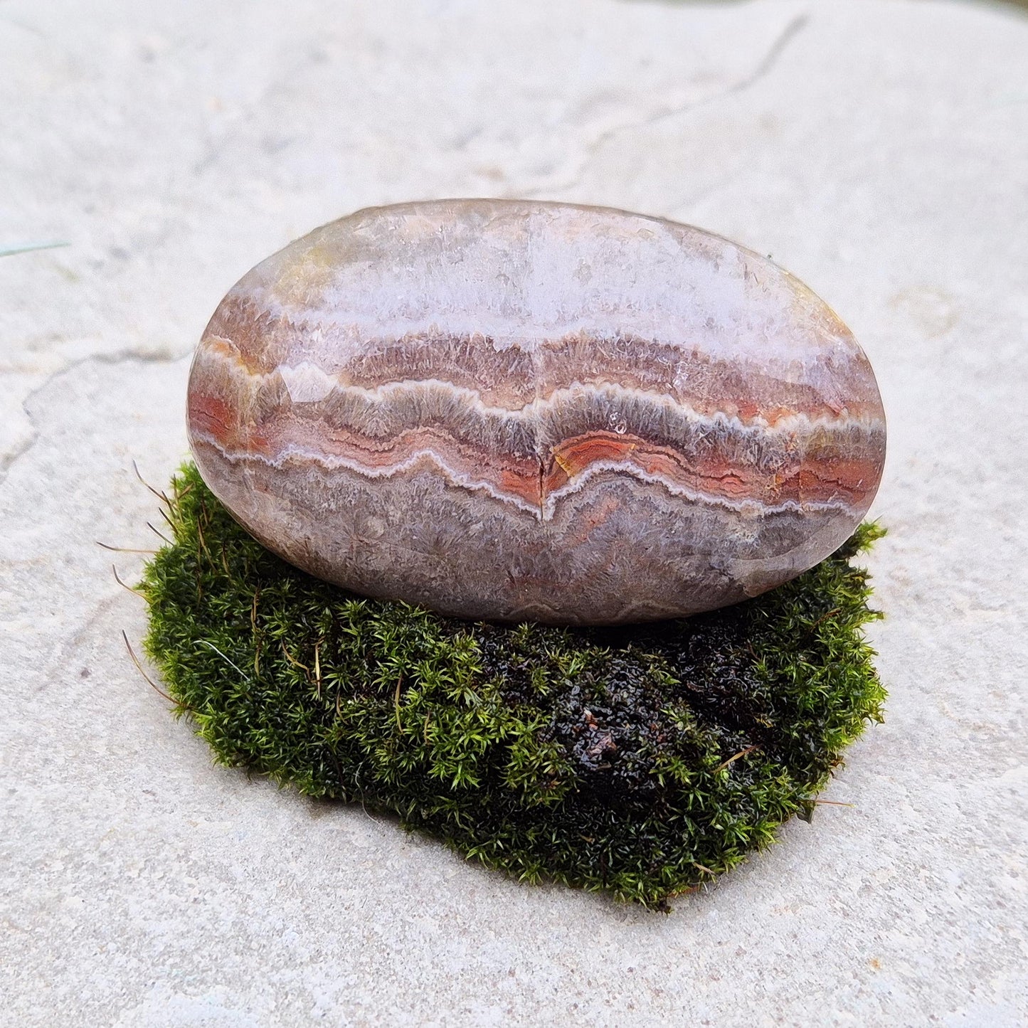 Amethyst and Jasper Palm Stone. These Amethyst and Jasper Palm Stones are sourced from the mineral-rich region of Ametista do Sul, Rio Grande do Sul, Brazil.