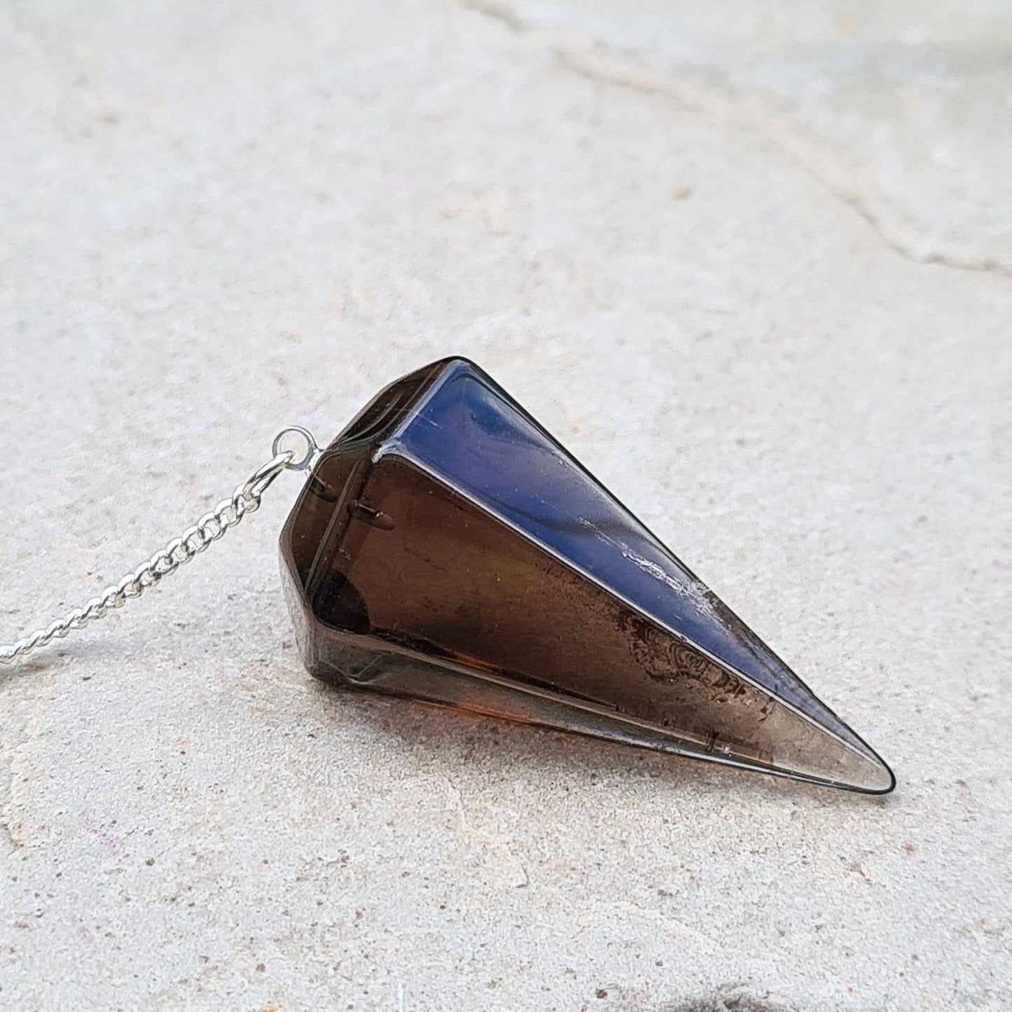 Smoky Quartz Crystal Pendulum | Pendulum for Spiritual Guidance & Insight