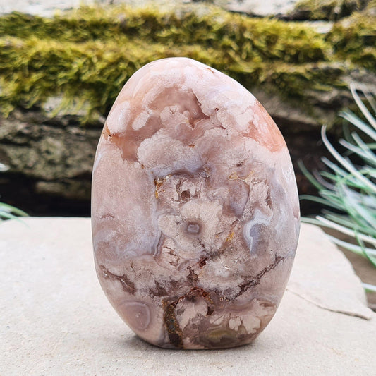 Flower Agate Polished Freeform | Crystal for Home Decor